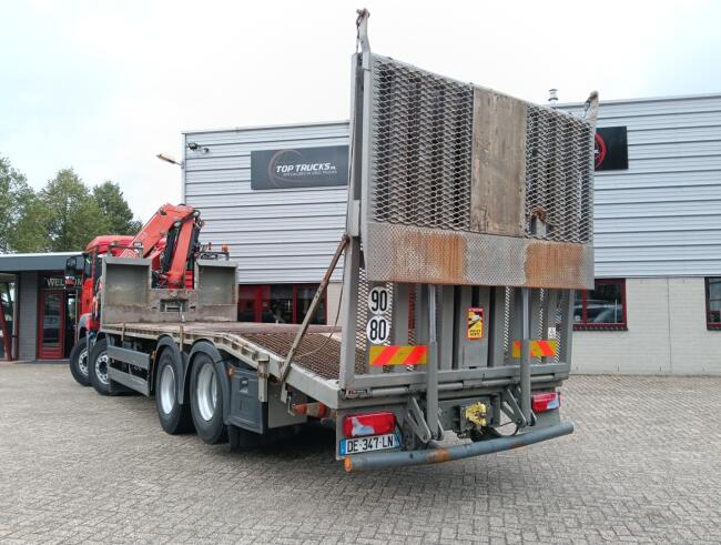 MAN TGS 35.360 8x2 - Fassi 16TM Kraan, Machine transporter, Oprijwagen, afsleepwagen 6.2T. lier TT 4973