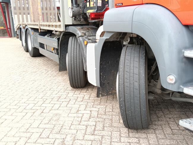 MAN TGS 35.360 8x2 - Fassi 16TM Kraan, Machine transporter, Oprijwagen, afsleepwagen 6.2T. lier TT 4973