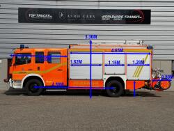 Mercedes-Benz Atego 1528 F 1600 L - Ziegler Pomp - Atego - Lier - Feuerwehr, Brandweer, Fire truck - Crewcab - Foam - Genrator TT 4979