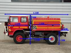 Renault M 210 Midliner 4x4 4x4 - 3.500 ltr watertank -Trekhaak 3500kg - Lier - Brandweer, Feuerwehr, Fire brigade - TT 5005