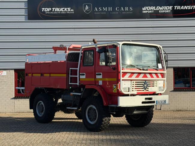 Renault M 210 Midliner 4x4 3.500 ltr watertank -Telma Brake - Rolbeugel -Brandweer -Feuerwehr -Fire brigade - Expeditie - Camper TT 5006