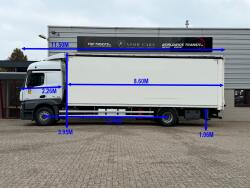 Mercedes-Benz Actros 1830 4x2 - Slaapcabine -Dhollandia Laadklep 6.000 kg - Euro 6 - Schuifzeil - Schuifdak - Automaat  - Airco TT 5011