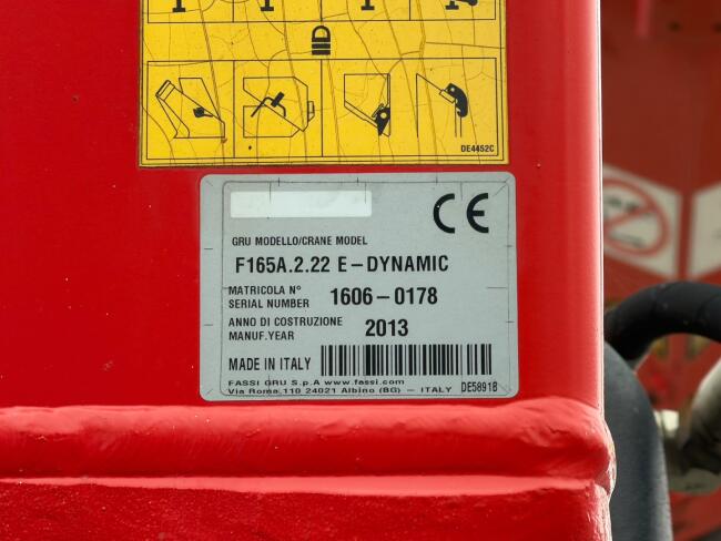 MAN TGS 35.360 8x2 - Fassi F165.2.22 - 360 PK - Euro 5 - Lier - Sper - Motorrem TT 5013